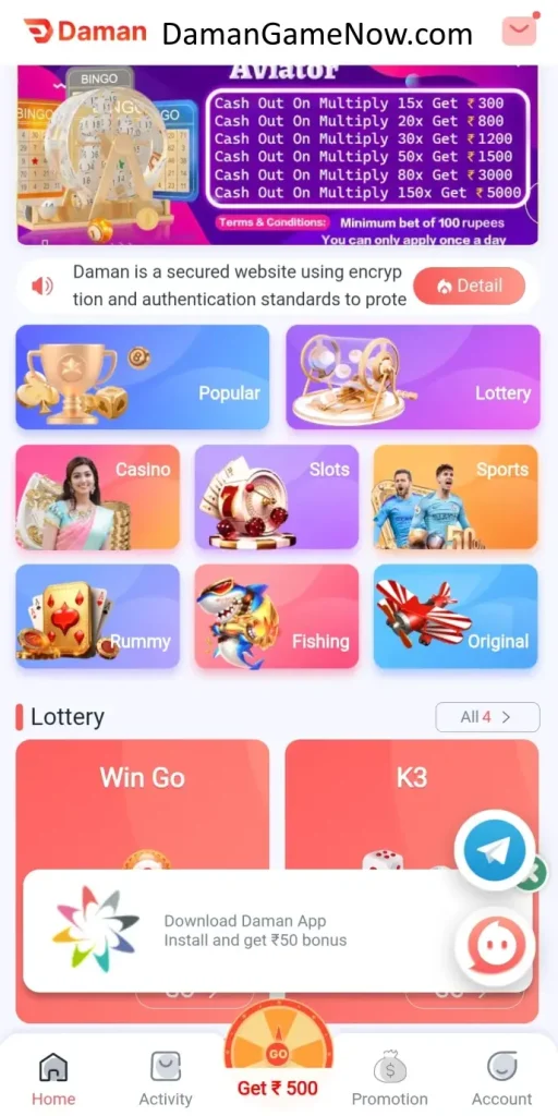 Daman-games